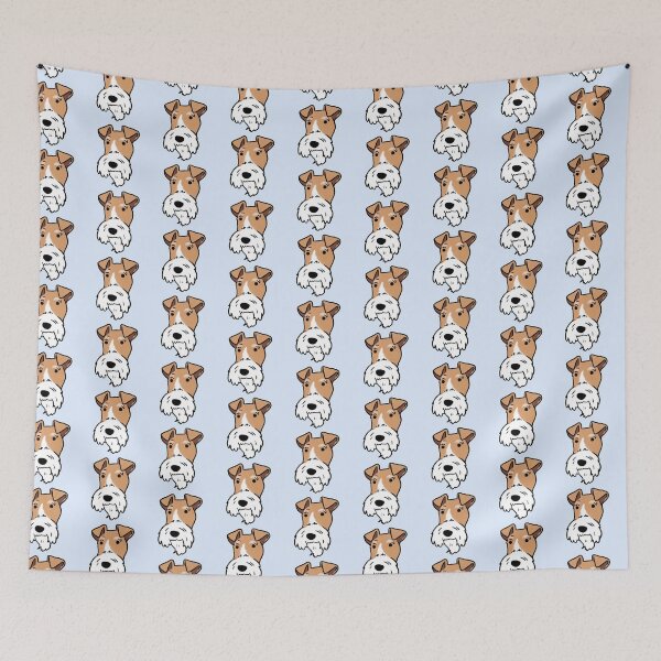 Item preview, Wire fox terrier dog cute illustration  designed and sold by Yarafantasyart.