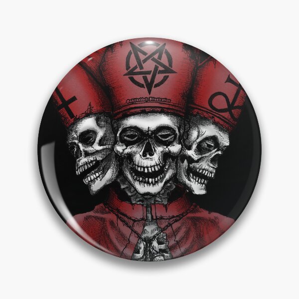 Item preview, THREE-HEADED PRIEST (red) designed and sold by Guhitdaddeh.