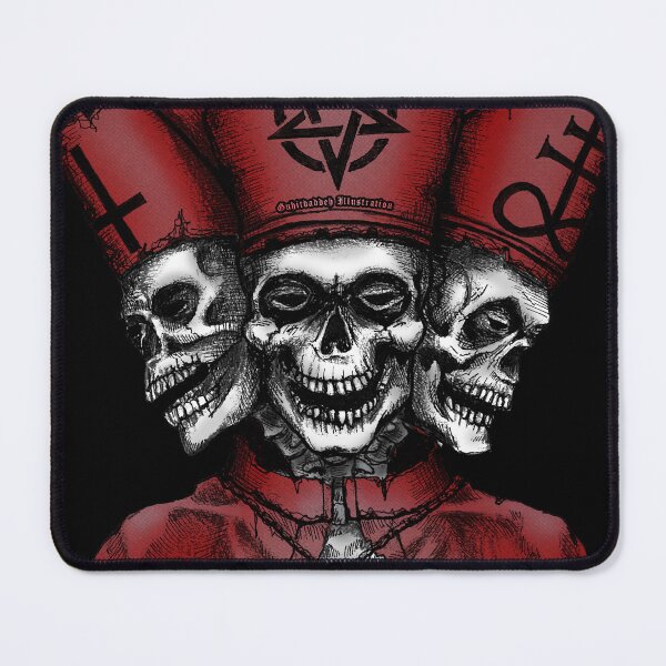 Item preview, THREE-HEADED PRIEST (red) designed and sold by Guhitdaddeh.