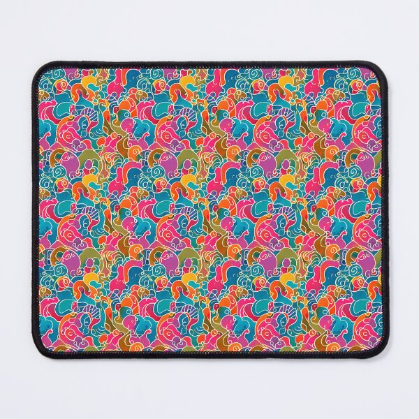 Item preview, Colorful squiggles pattern designed and sold by ibelieveimages.