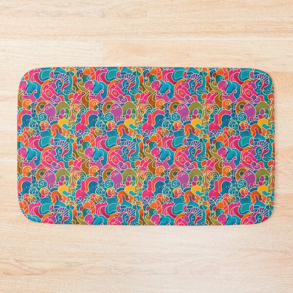 Item preview, Colorful squiggles pattern designed and sold by ibelieveimages.