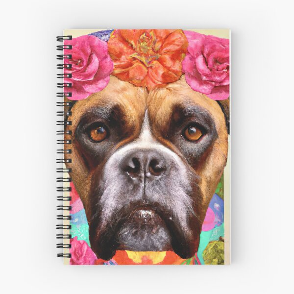 Item preview, Boxer Cute Romantic Frida Kahlo Inspired Canvas Art designed and sold by unitydesigneu.
