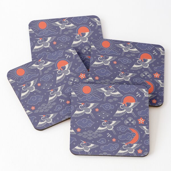 Item preview, Vintage Japanese Cranes designed and sold by ByVolya.