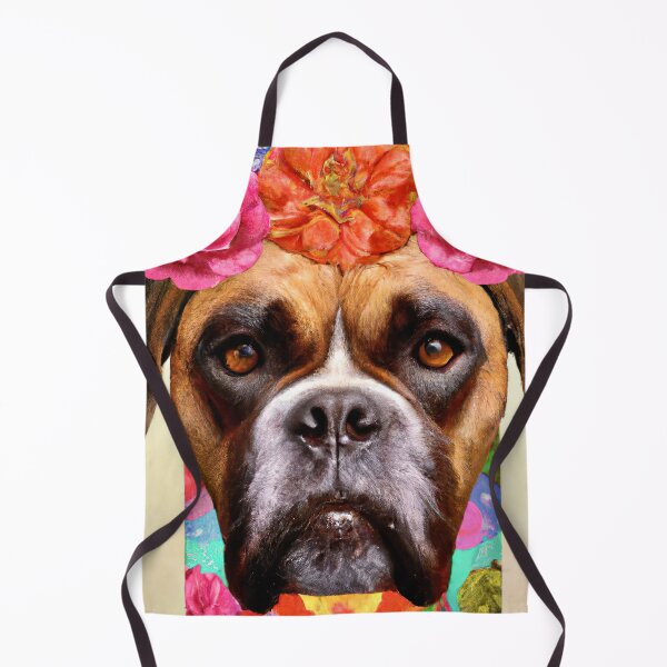 Item preview, Boxer Cute Romantic Frida Kahlo Inspired Canvas Art designed and sold by unitydesigneu.