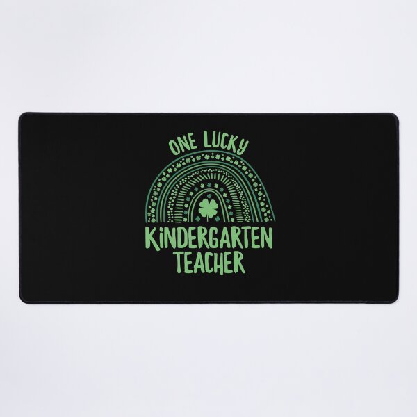 Item preview, One Lucky Kindergarten Teacher Rainbow St Patricks Day designed and sold by ZzCorezZ.