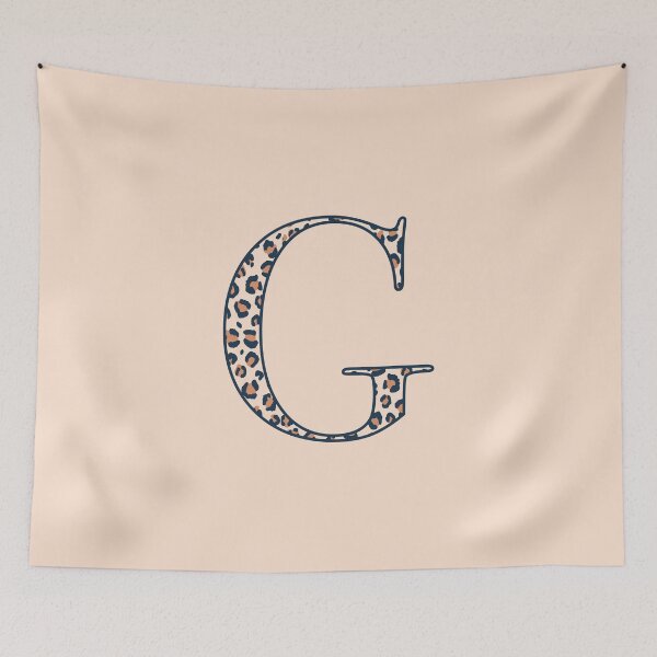 Item preview, Animal Print Letter G Monogram designed and sold by Gumblebee Design.