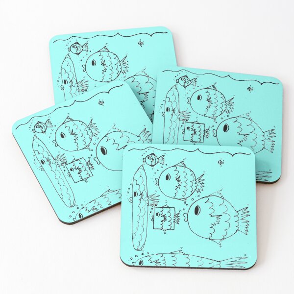 Item preview, Describing Swimming Fish Doodle designed and sold by Nalinne Jones.