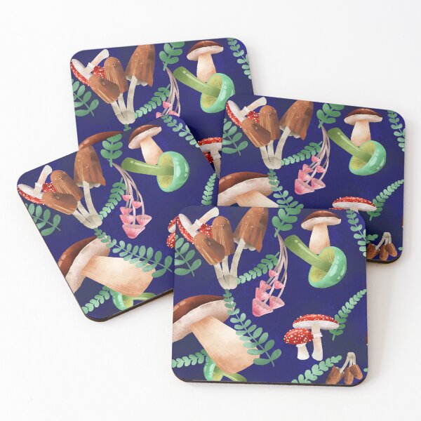Item preview, Whimsical Mushrooms - Green Witch Kitchen Witch Pattern designed and sold by ThriceRound.