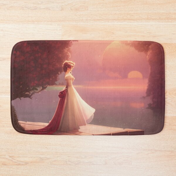 Item preview, Young woman at a pond in late summer designed and sold by Girly-Universe.
