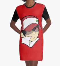 Trainer Red Bust Graphic T-Shirt Dress