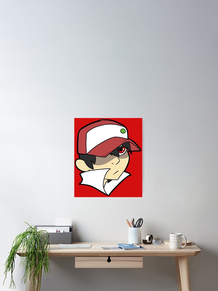 Trainer Red Bust Postcard for Sale by Draikinator