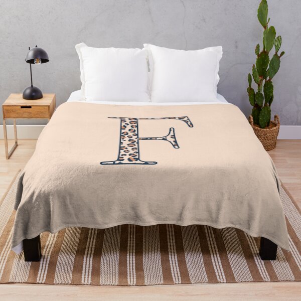 Item preview, Animal Print Letter F Monogram designed and sold by Gumblebee Design.