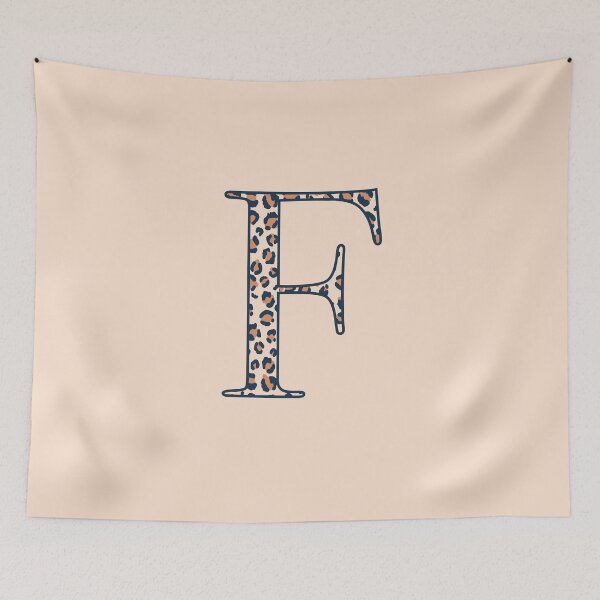 Item preview, Animal Print Letter F Monogram designed and sold by Gumblebee Design.
