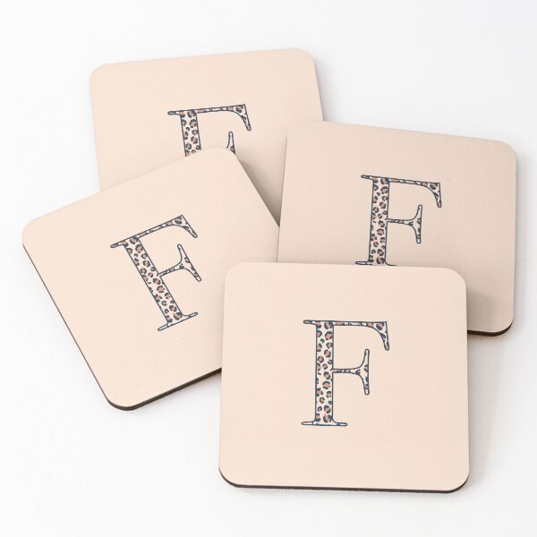 Item preview, Animal Print Letter F Monogram designed and sold by Gumblebee Design.