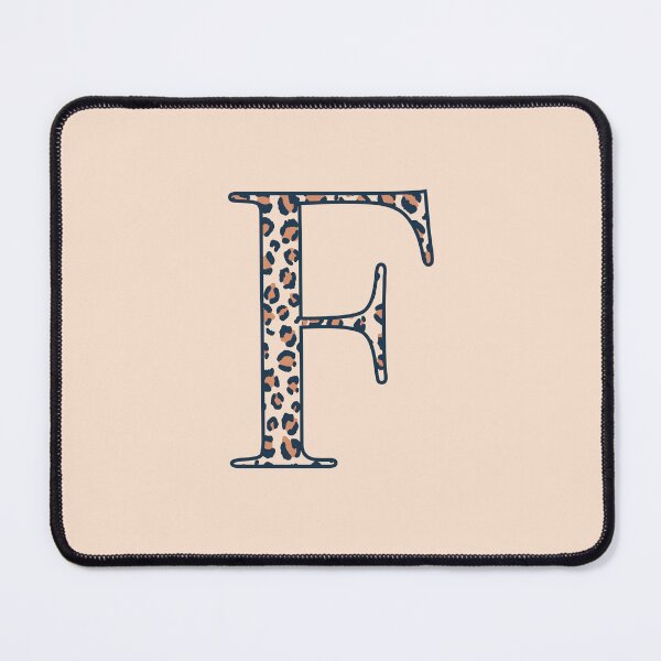 Item preview, Animal Print Letter F Monogram designed and sold by Gumblebee Design.