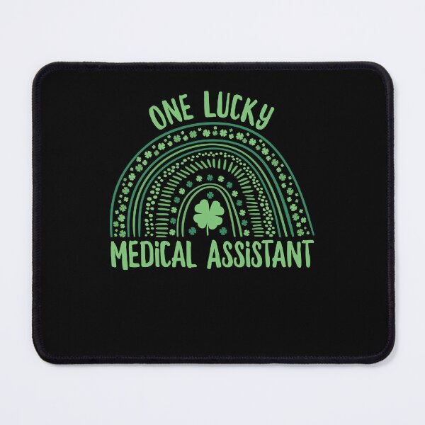 Item preview, One Lucky Medical Assistant Rainbow St Patricks Day designed and sold by ZzCorezZ.