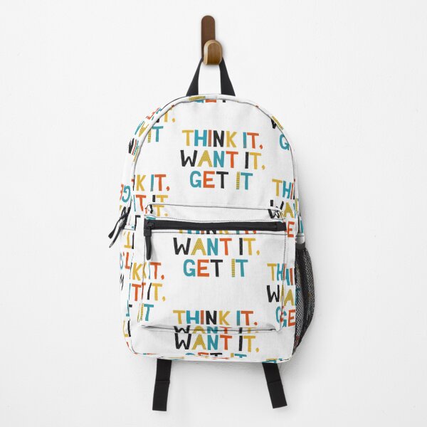 Item preview, Think it Want it Get it - Inspirational and Motivational Quote designed and sold by greenoriginals.