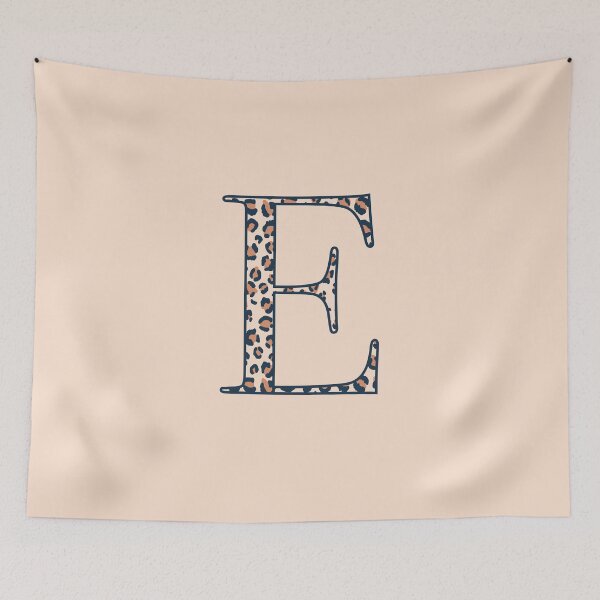 Item preview, Animal Print Letter E Monogram designed and sold by Gumblebee Design.