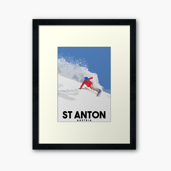 ST ANTON - Austria Framed Art Print