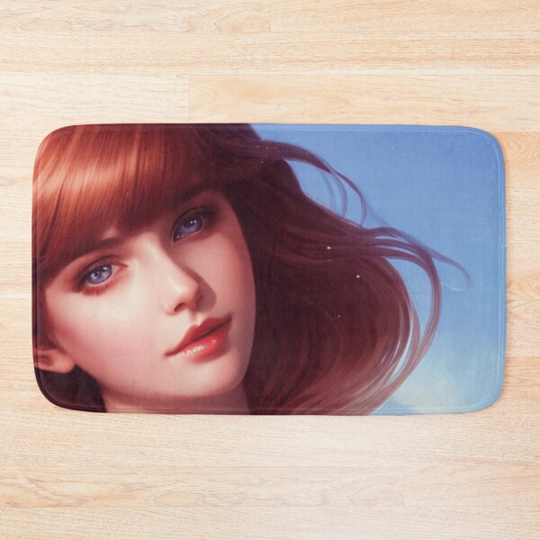 Item preview, Young woman with blue eyes and blue sky designed and sold by Girly-Universe.