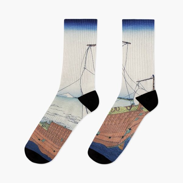 Artikelvorschau, Katsushika Hokusai Kazusa Seeweg entworfen und verkauft von OldTimeArt.