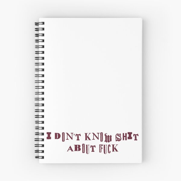 Item preview, I DON'T KNOW SHIT ABOUT FUCK designed and sold by TheJadeCat.