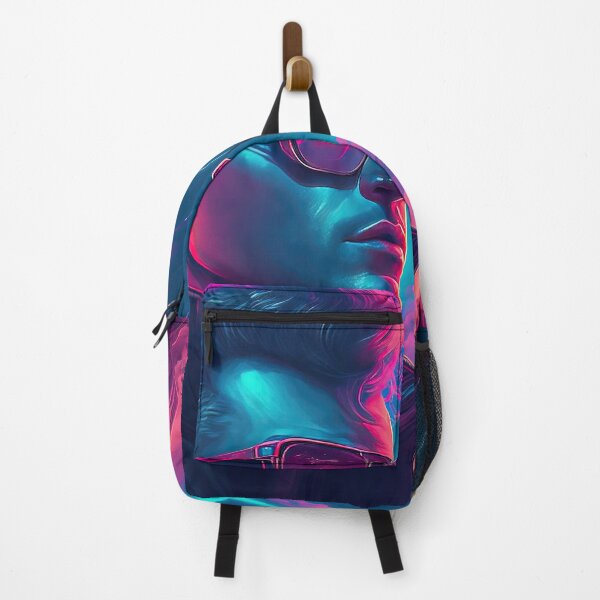 Item preview, Synthwave Savior: The Illuminated Icon designed and sold by Mullet Monkey.
