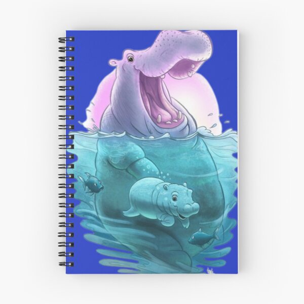 Item preview, lindo hipopótamo madre y bebé designed and sold by MetooStore ⭐⭐⭐⭐⭐.