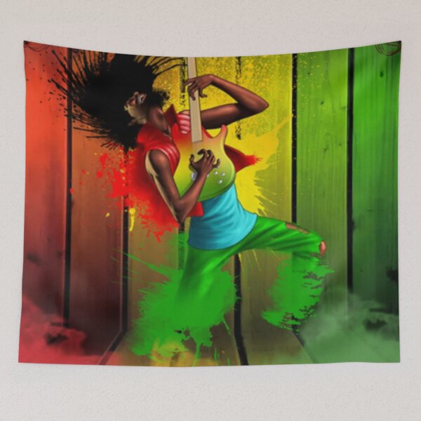 Item preview, Reggae Rasta Man with guitar design designed and sold by Poetic4Passion.