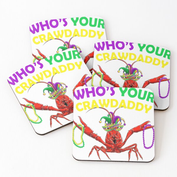 Item preview, Whos Your Crawdaddy Crawfish Jester Beads Funny Mardi Gras  designed and sold by weliewtesimar.