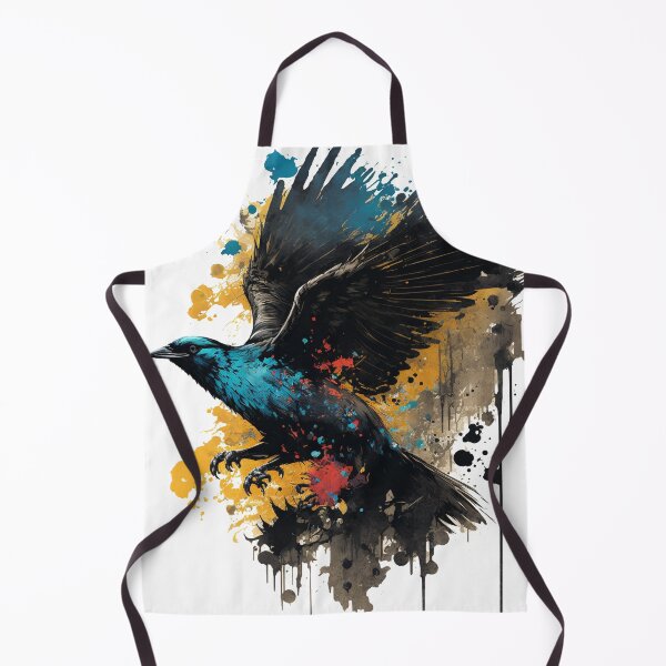 Aperçu de l'œuvre Paint splatter corbeau - pop art créée et vendue par Artxplor.