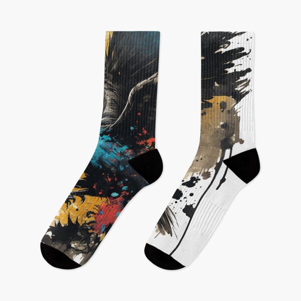 Aperçu de l'œuvre Paint splatter corbeau - pop art créée et vendue par Artxplor.