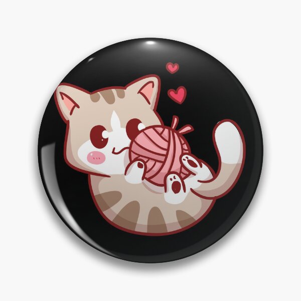 Item preview, funny and cute cat with a ball of wool designed and sold by koki4you.