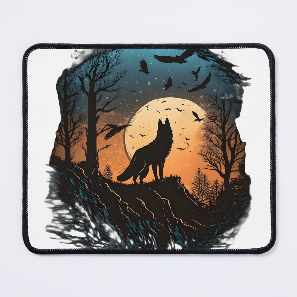 Item preview, the lonely wolf designed and sold by R&B Art and design.
