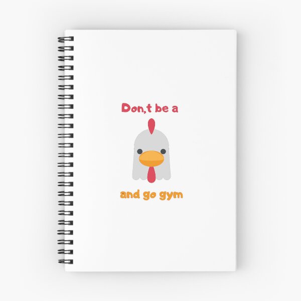 Item preview, Don't be a chicken and go gym chicken sticker designed and sold by TomFitCL.