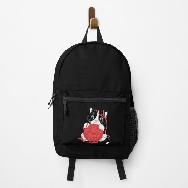 Item preview, funny and cute cat with a ball of wool designed and sold by koki4you.