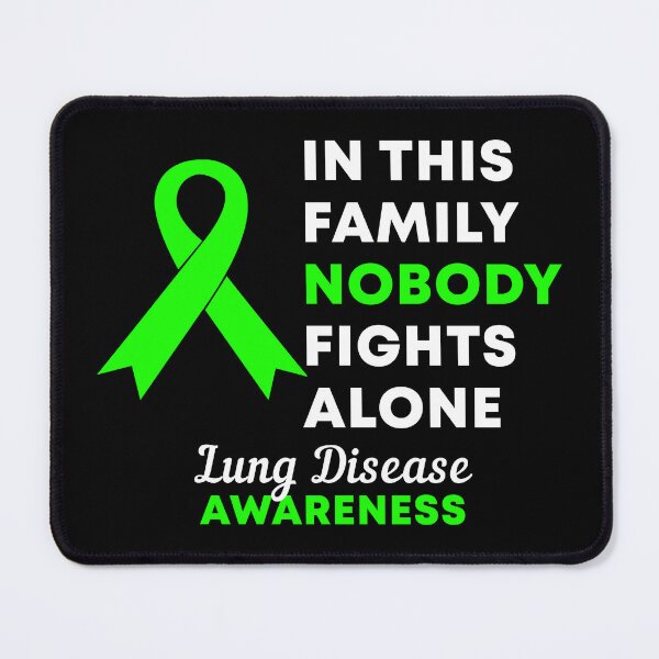 Item preview, In This Family Nobody Fights Alone Lung Disease Awareness designed and sold by Color-Sparkle.