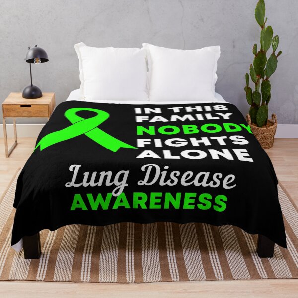 Item preview, In This Family Nobody Fights Alone Lung Disease Awareness designed and sold by Color-Sparkle.