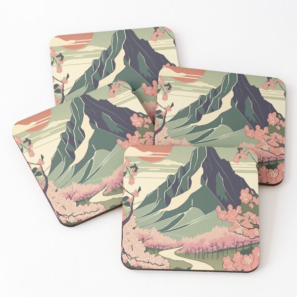 Item preview, Japanese Mountain Temple designed and sold by Paintograma.