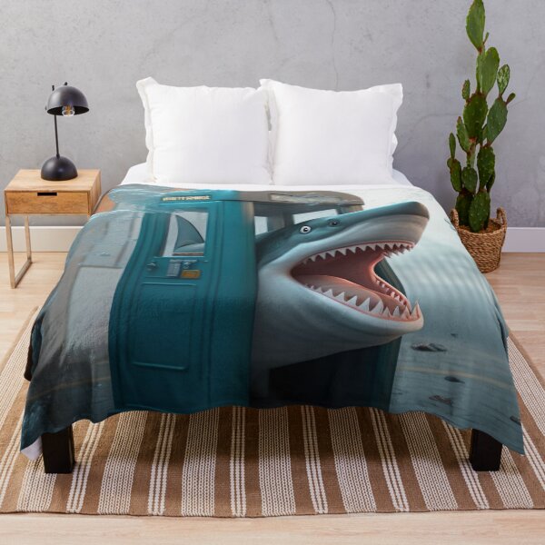 Item preview, Cartoon Animals | Shark in Booth designed and sold by NanarodsDesign.