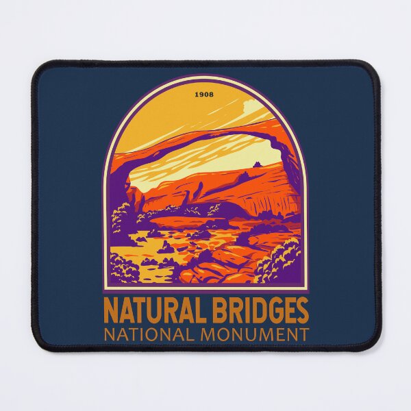 Item preview, Natural Bridges National Monument Utah Emblem designed and sold by KrisSidDesigns.