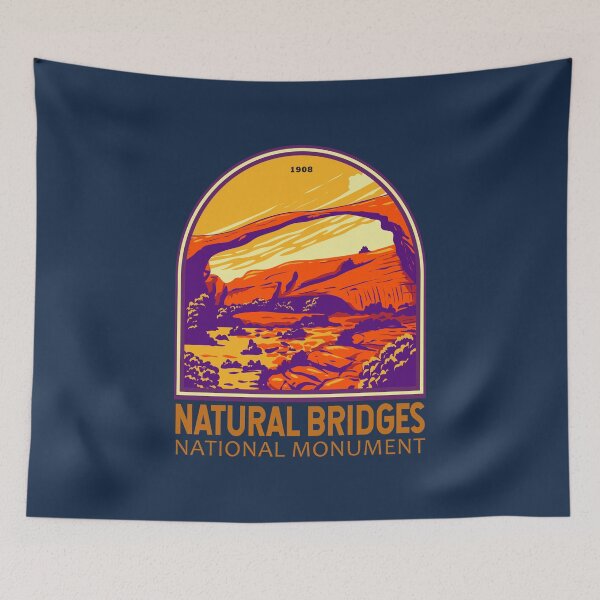 Item preview, Natural Bridges National Monument Utah Emblem designed and sold by KrisSidDesigns.
