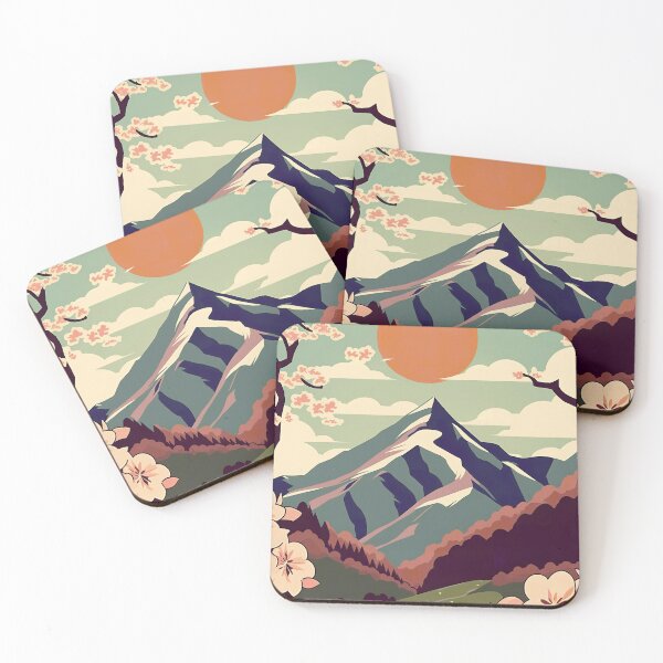 Item preview, Japanese Mountain Temple designed and sold by Paintograma.