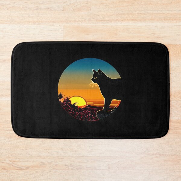 Item preview, Cat Watching Sunset Scene designed and sold by kubix81.