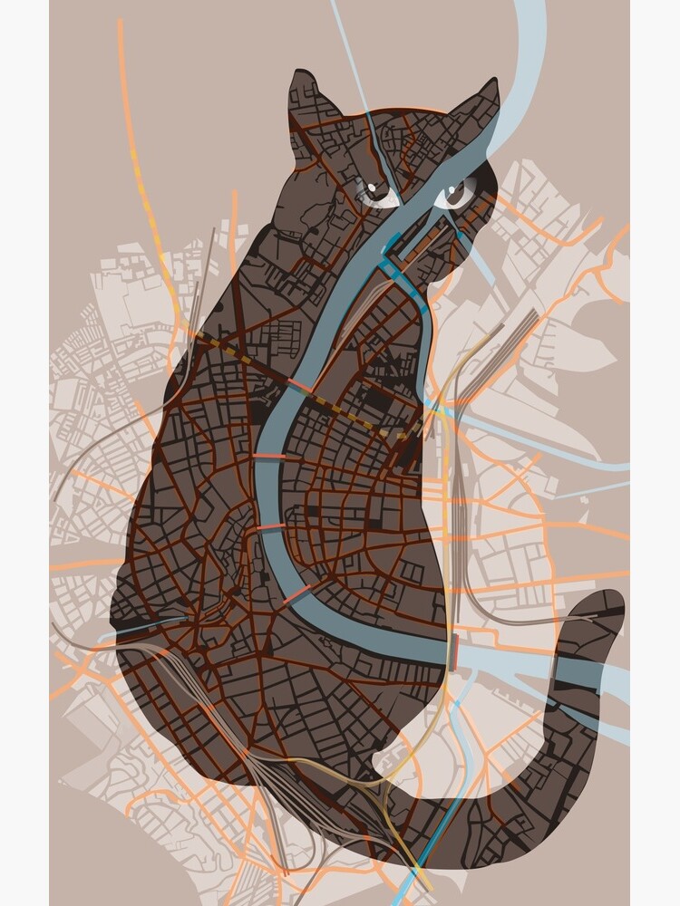 Basel Citymap | NIGHTCAT von procreaction