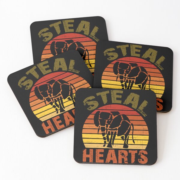 Item preview, Elephant Steal Hearts vintage sunset look designed and sold by Thevulcano.