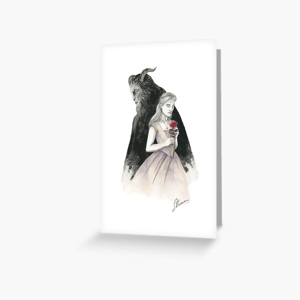 Beauty and the Beast Greeting Card