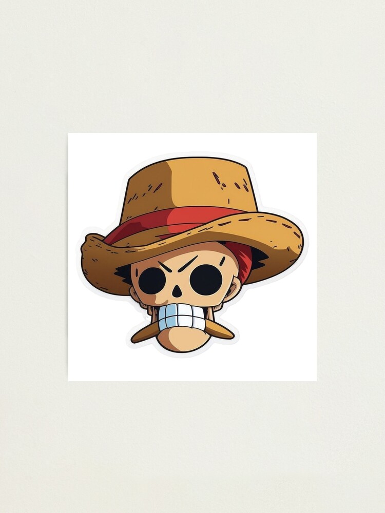 Sticker de CaporalMandale sur one piece pirate monkey d luffy chapeau  paille mini petit