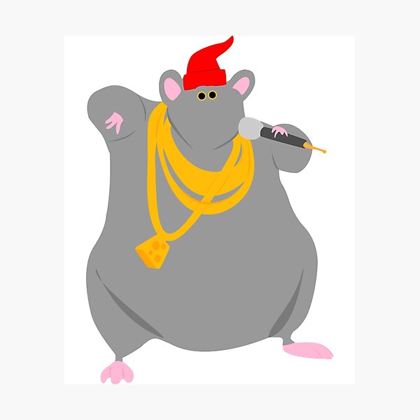 biggie cheese Adorable happy mouse Art Board Print for Sale by ilan975