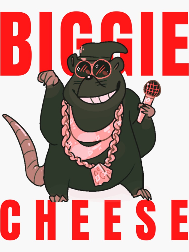 Biggie Cheese Meme Stickers for Sale